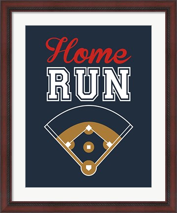 Framed Home Run Print