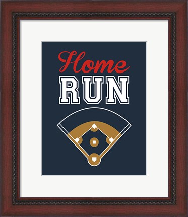 Framed Home Run Print