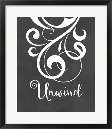 Framed Unwind Print