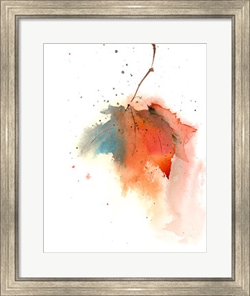 Framed Fall Leaves I Print