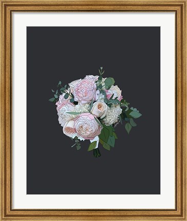 Framed Bouquet I Print