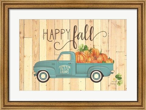 Framed Happy Fall Print