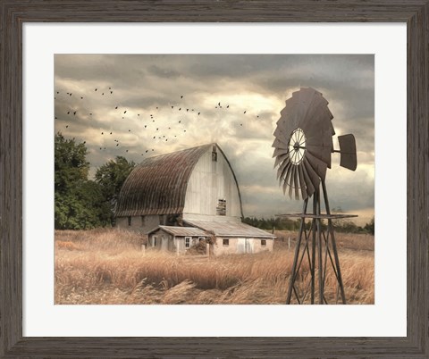 Framed Henderson Bay Farm Print