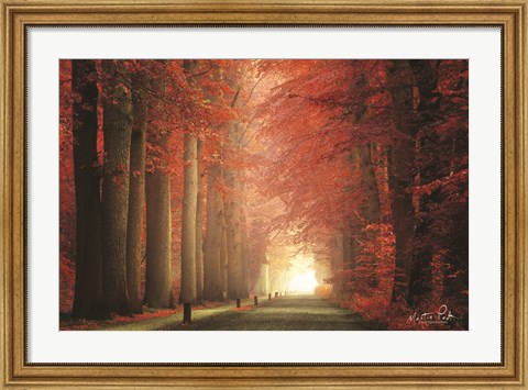 Framed Way to Red Print