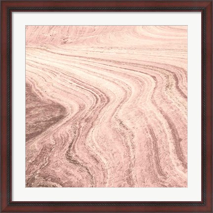 Framed Coyote Buttes V Blush Crop Print