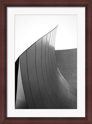 Framed Skyscraper II BW Print