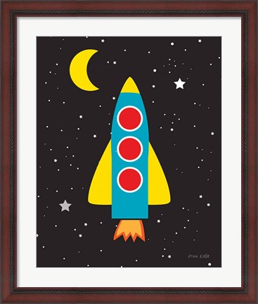 Framed Blast Off Print