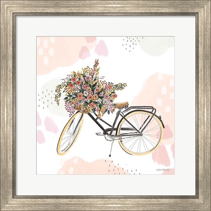 Framed Sweet Paris II Bike Print