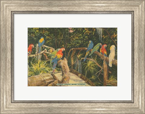 Framed Florida Postcard II Print