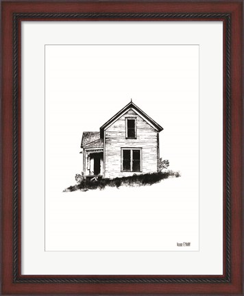 Framed Farmhouse II Print