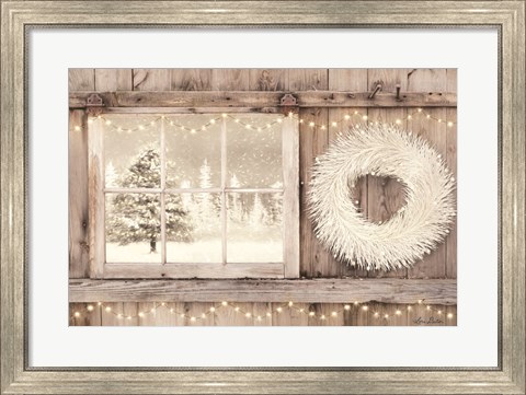 Framed Winter White View Print