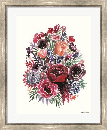 Framed Moody Florals Print