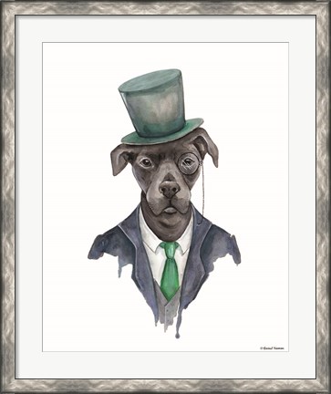 Framed Dapper Dog Print