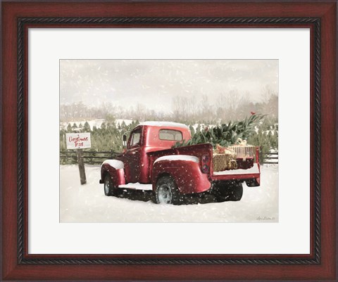 Framed Winter Stop Print