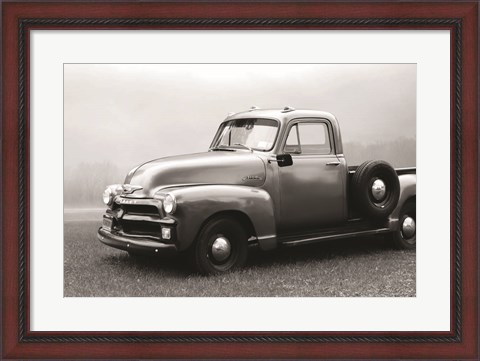 Framed 1954 Chevy Pick-Up Print