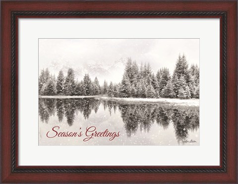 Framed Schwabachers Seasons Greetings Print