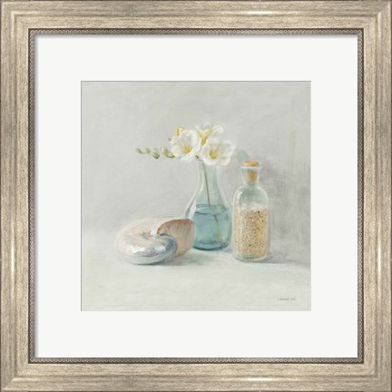 Framed Light Freesia Spa Print