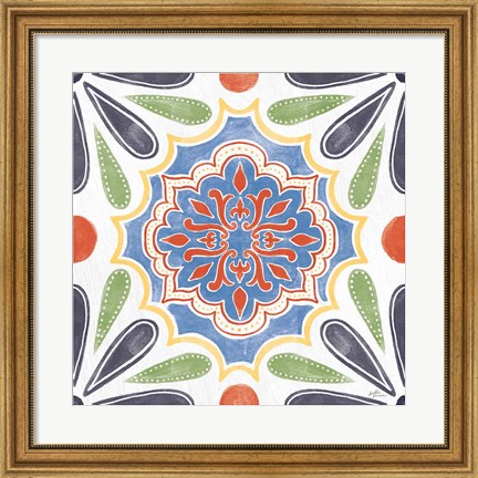 Framed Boho Field VIII Bright Print