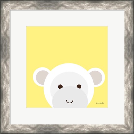 Framed Cuddly Monkey Print