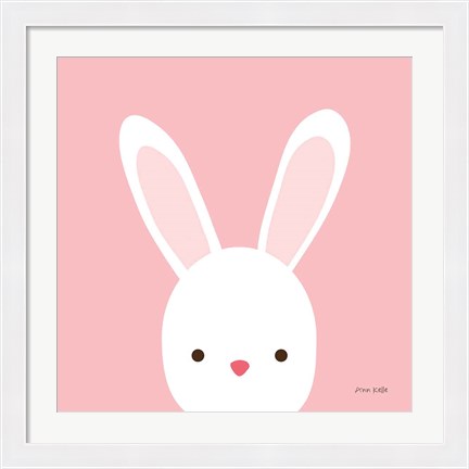 Framed Cuddly Bunny Print