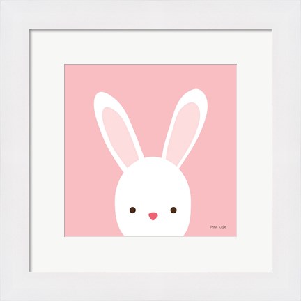 Framed Cuddly Bunny Print