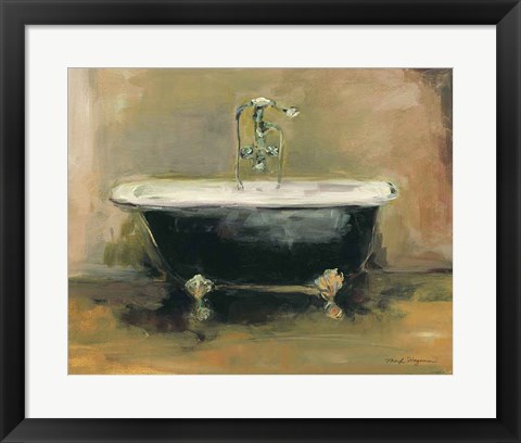 Framed Vintage Tub I Light Print