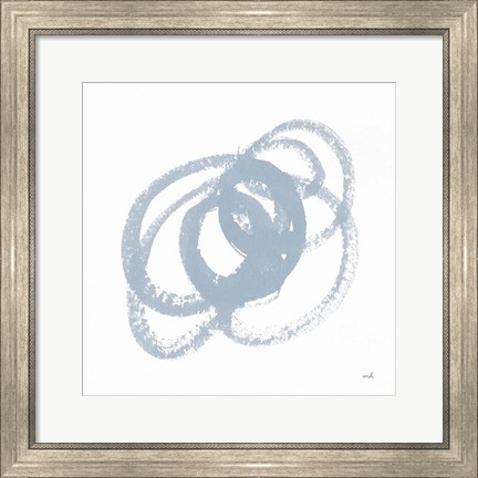 Framed Scribbly Spring IV Print