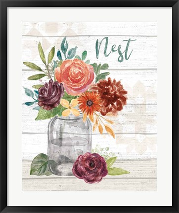 Framed Flower Fest VI Print