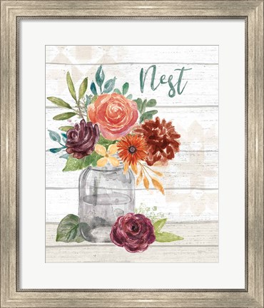 Framed Flower Fest VI Print