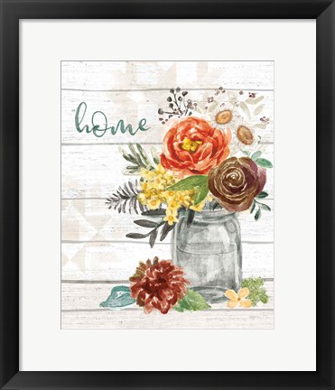 Framed Flower Fest V Print