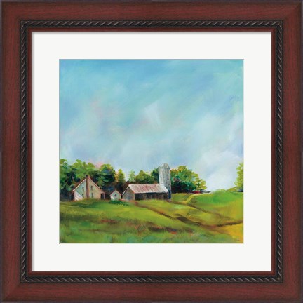 Framed June Farm Print