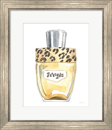 Framed Glamour Pup Perfume IV Print