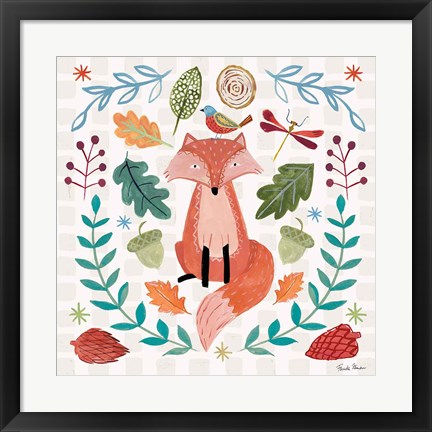 Framed Whimsical Woodland II Print