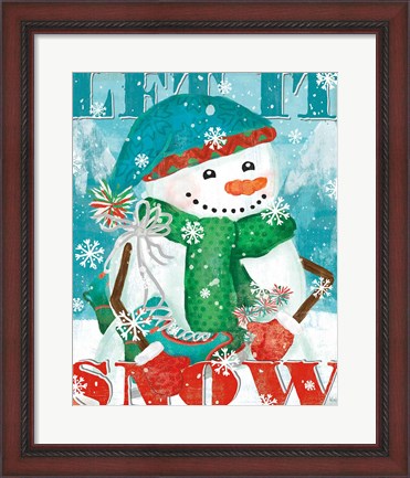 Framed Snowy Fun II Print