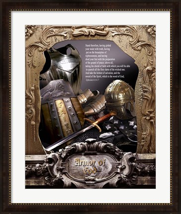 Framed Armor Of God Print