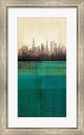 Framed Metropolitan Jewel-Box - Emerald Print