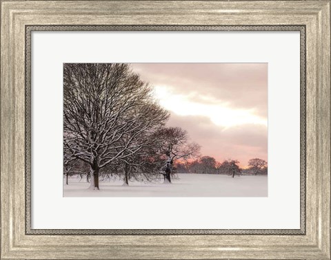 Framed Rosy Sunset Print