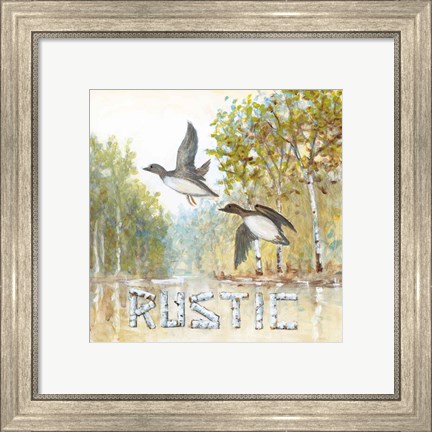 Framed Rustic Print