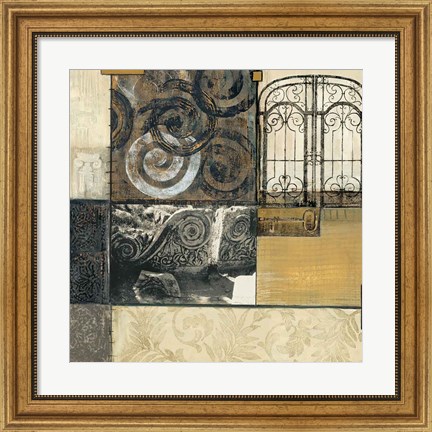 Framed Classical Ruins I Print