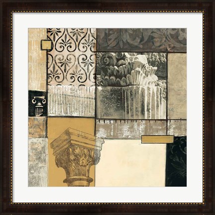 Framed Classical Ruins II Print