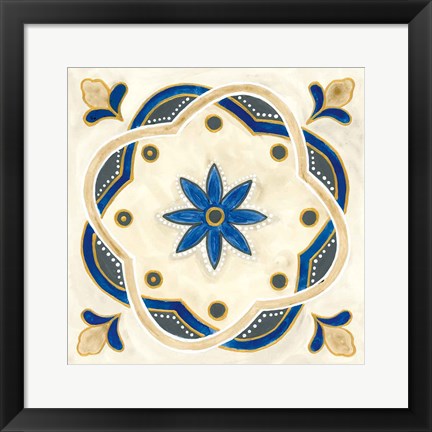 Framed Timeless Tiles I Print