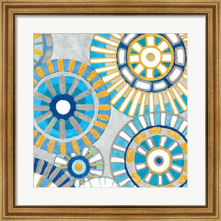 Framed Circle Delight III Print