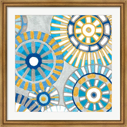 Framed Circle Delight III Print