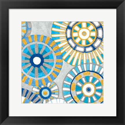 Framed Circle Delight III Print