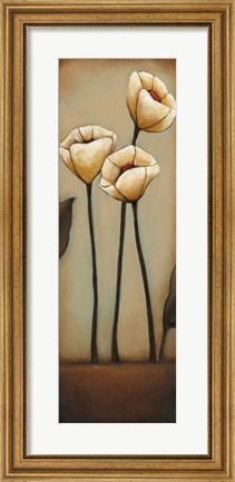 Framed Jardin de Flores II Print