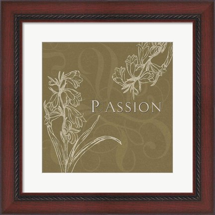 Framed Passion Print