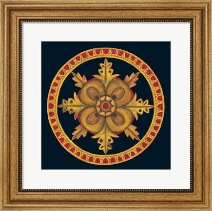 Framed Rosette I Print