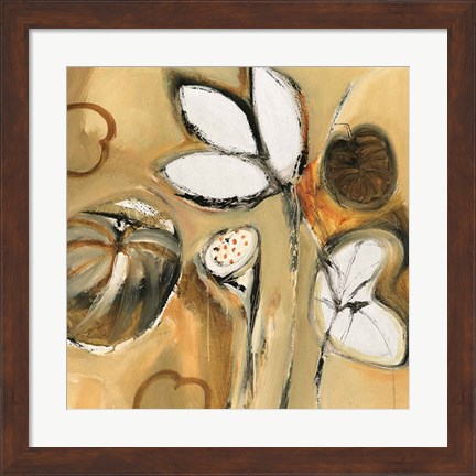 Framed Lily Pond II Print