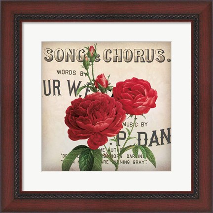 Framed Scent of a Rose II Print