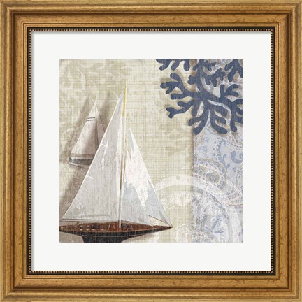 Framed Sailing Adventure I Print